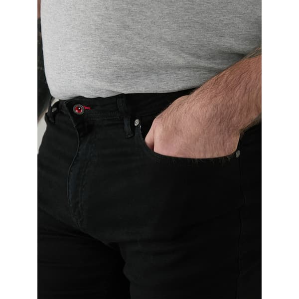 Duke Herr D555 Claude Stretch Tapered Stretch Kingsize Jeans 40 Black 40S