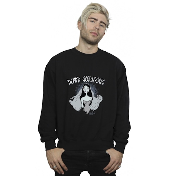 Corpse Bride Mens Dead Gorgeous Sweatshirt 5XL Svart Black 5XL