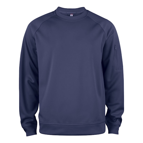 Clique Unisex Vuxen Basic Rundhals Aktiv Tröja L Mörk Blå Dark Navy L