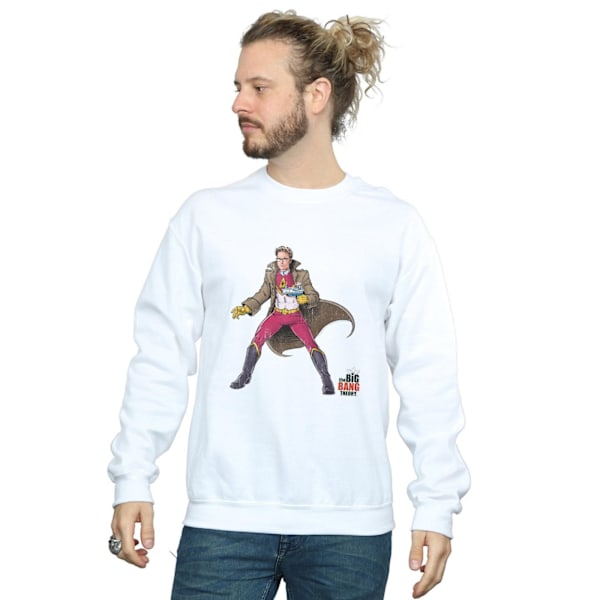 The Big Bang Theory Herr Leonard Superhjälte Sweatshirt L Vit White L