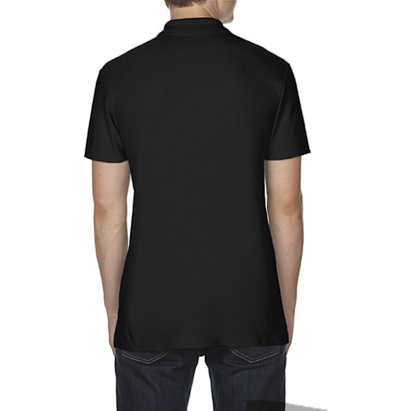 Gildan Softstyle Herr Kortärmad Dubbel Pique Poloskjorta XL B Black XL