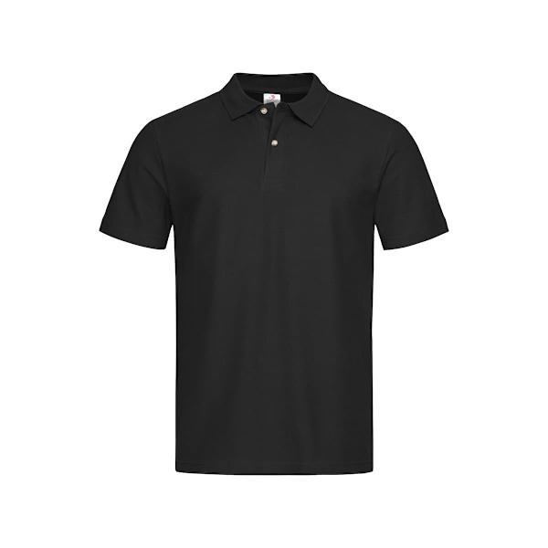 Stedman Herr Bomulls Polo 2XL Svart Opal Black Opal 2XL