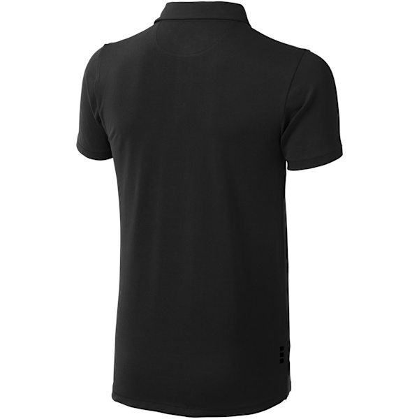 Elevate Mens Markham Kortärmad Polo XL Solid Black Solid Black XL