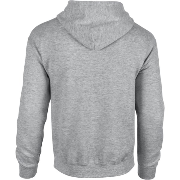 Gildan Heavy Blend Unisex Vuxen Full Zip Sweatshirt Top Sport Grey L