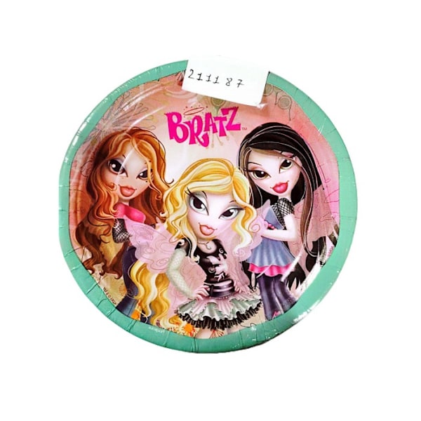Bratz engångstallrikar med karaktärer (8-pack) En storlek Flerfärgad Multicoloured One Size