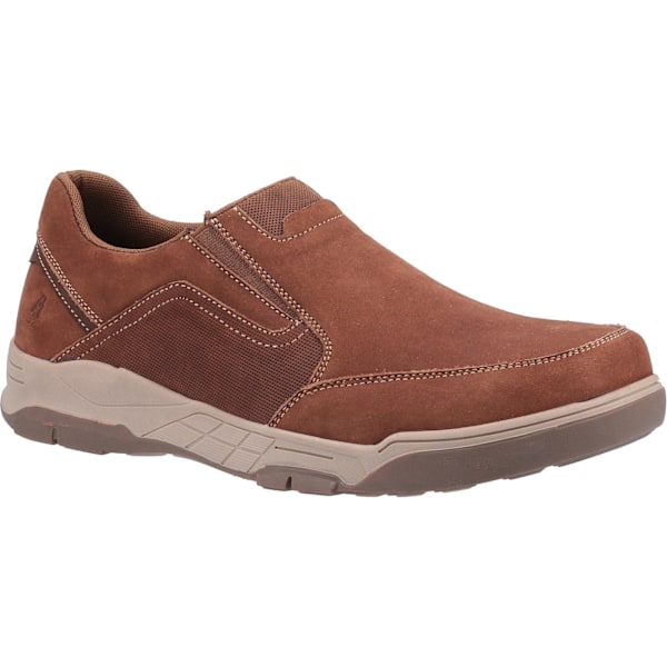 Hush Puppies herr Fletcher läderskor 10 UK Tan Tan 10 UK