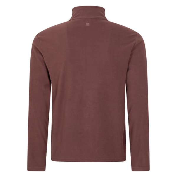 Mountain Warehouse Herr Camber II Half Zip Fleecetröja XXS Mörk Dark Brown XXS