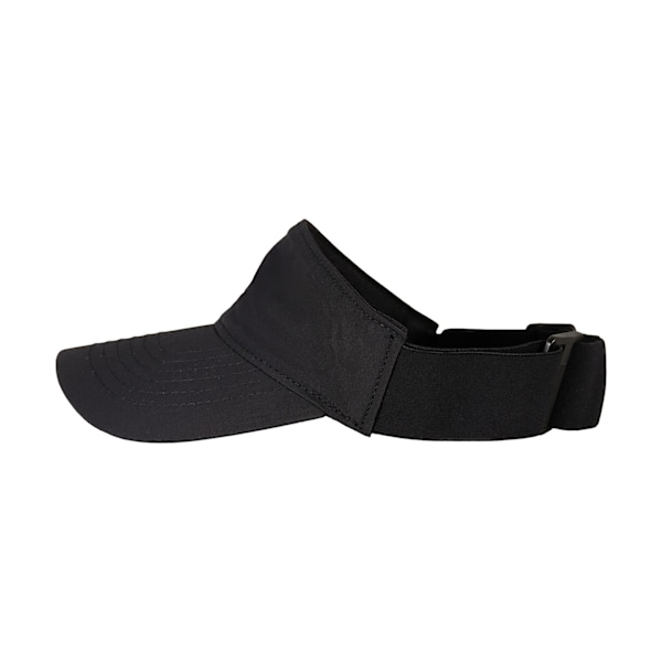 Flexfit Unisex Adult Performance Visor Cap One Size Black Black One Size