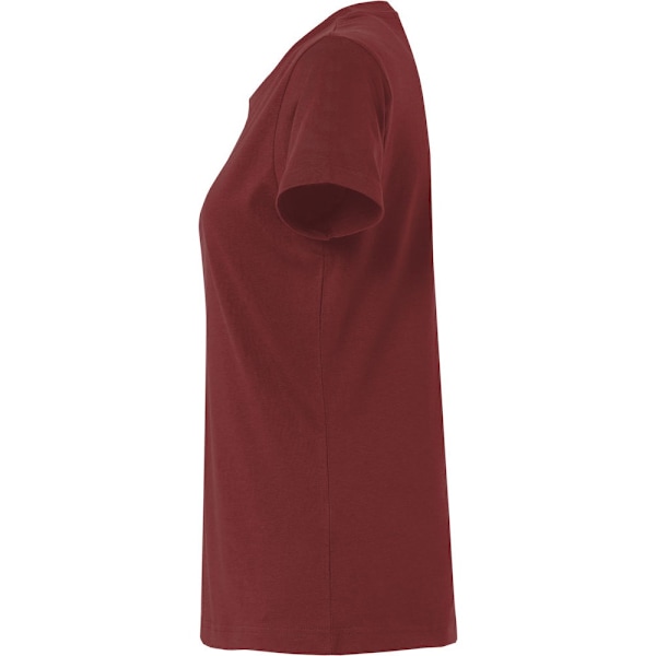 Clique Dam/Kvinnor Enfärgad T-shirt S Bourgogne Burgundy S