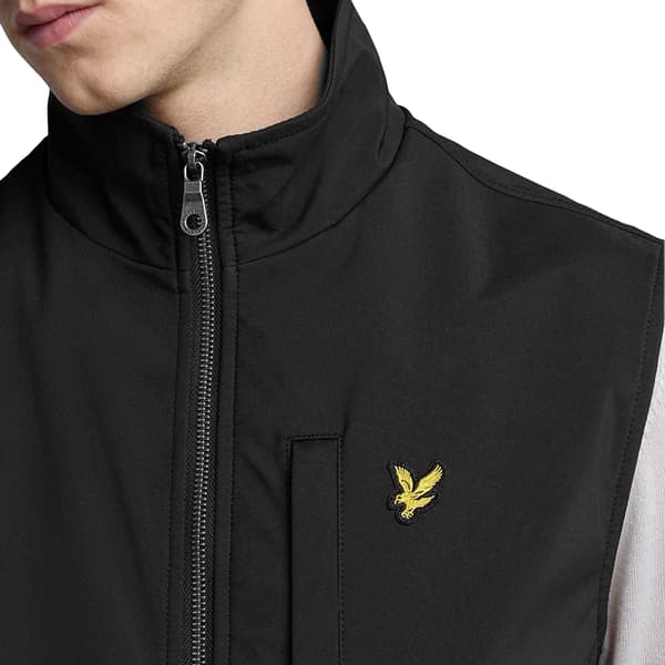 Lyle & Scott Herr Softshell Lättviktsväst S Svart Black S