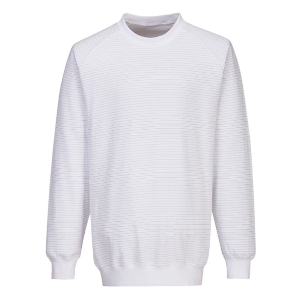 Portwest Herr Antistatisk Sweatshirt M Vit White M