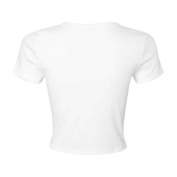 Bella + Canvas Dam/Kvinnor Crop Top XXL Enfärgad Vit Solid White XXL