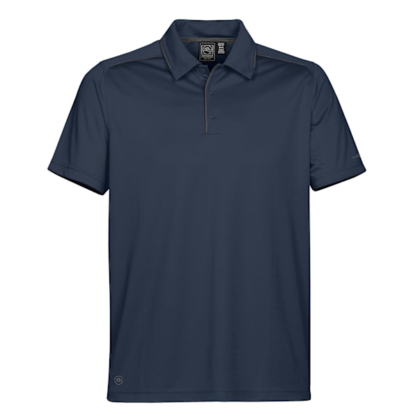 Stormtech H2X Inertia Performance Poloskjorta för Herr S Marinblå / Grafit Navy / Graphite S