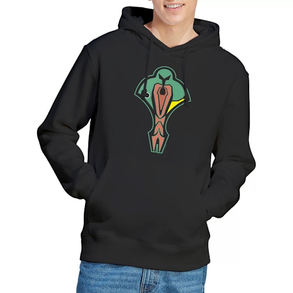Star Trek Herr Cardassian Logo Hoodie S Svart Black S