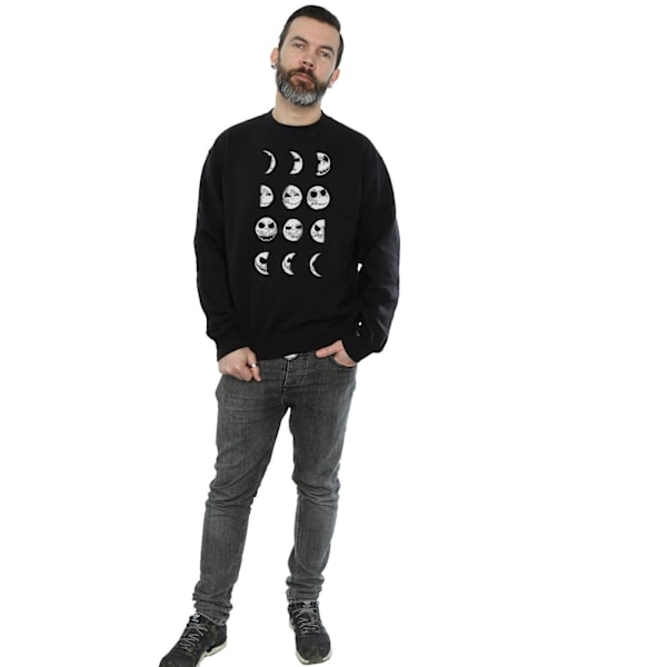 Disney Herr Nightmare Before Christmas Jack Moon Sweatshirt 3XL Black 3XL