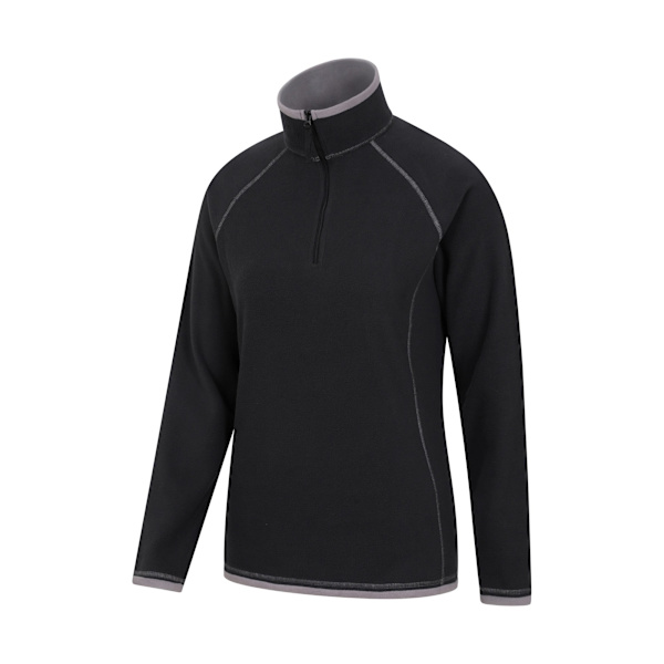 Mountain Warehouse Dam/Damer Montana Halv Zip Fleece Top 12 Black 12 UK