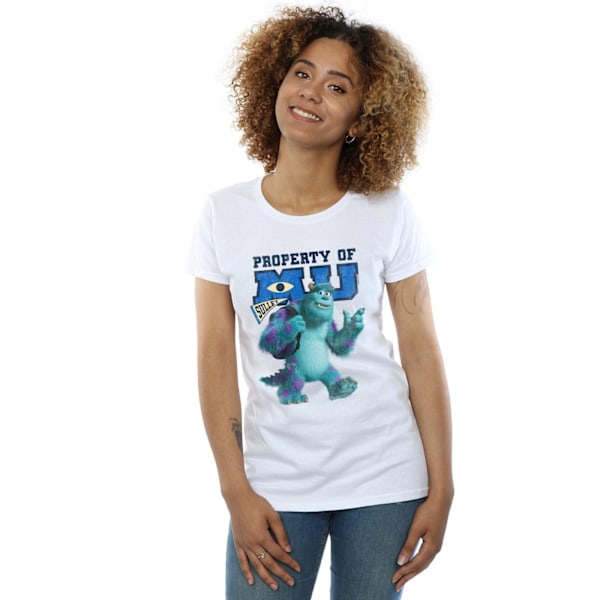 Disney Dam/Kvinnor Monsters University Property Of MU Sulley White M