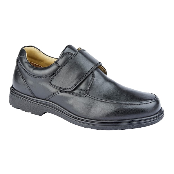 Roamers Herr Läder Skor 8 UK Svart Black 8 UK