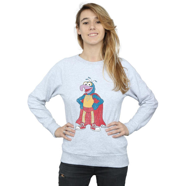 The Muppets Dam/Damer Classic Gonzo Heather Sweatshirt S Han Heather Grey S
