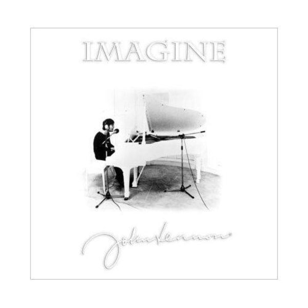 John Lennon Imagine Gratulationskort En Storlek Vit/Svart White/Black One Size
