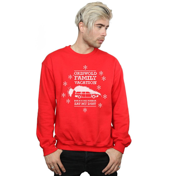 National Lampoon's Christmas Vacation Herr Eat My Dust Sweatshirt Red 3XL