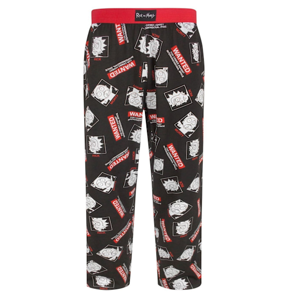Rick And Morty Herr Loungebyxor XXL Svart Black XXL