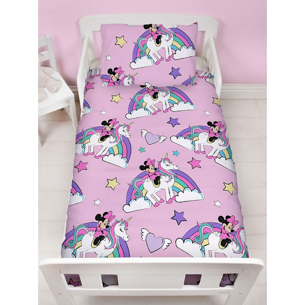Disney Barn/Barn Believe Minnie Mouse Påslakan Set 10m Pink 10m x 53cm