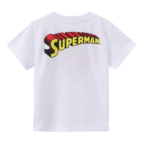 Superman Barn/Barn Polyesterblandning Tröja Och Shorts Set 5- Blue/Red 5-6 Years