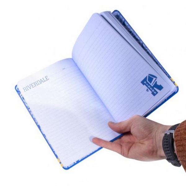 Riverdale River Vixens Crest Notebook One Size Blå/Gul Blue/Yellow One Size