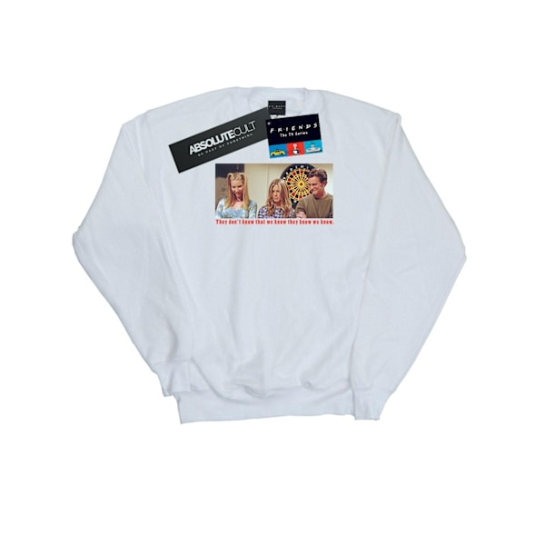 Friends Dam/Damer De Vet Inte Att Vi Vet Sweatshirt S White S