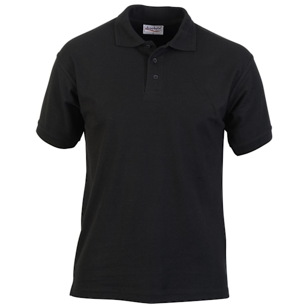 Absolute Apparel Precision Pikétröja för Män 4XL Svart Black 4XL