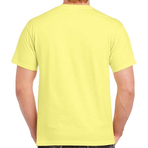 Gildan Herr T-shirt i Tjock Bomull 3XL Cornsilk Cornsilk 3XL