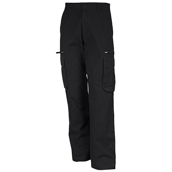 Kariban Spaso Heavy Canvas Workwear Byxor / Byxor M Svart Black M