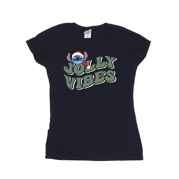 Disney Dam/Kvinnor Lilo & Stitch Jolly Chilling Vibes Bomull Navy Blue S