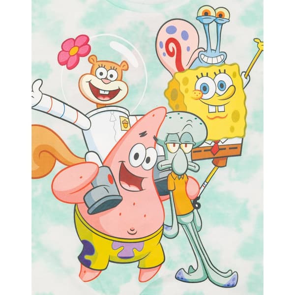 SpongeBob SquarePants flickor Front Tie Top 5-6 år Vit/Blå White/Blue 5-6 Years
