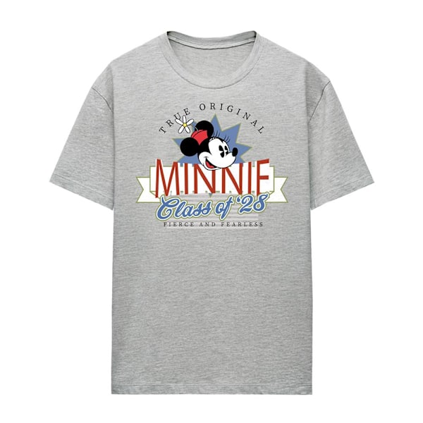 Disney Classics Unisex Vuxen Class Of 28 Minnine Mouse T-shirt Heather Grey L