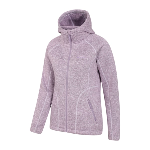 Mountain Warehouse Dam/Damer Nevis Faux Fur Fodrad Full Zip Purple 22 UK