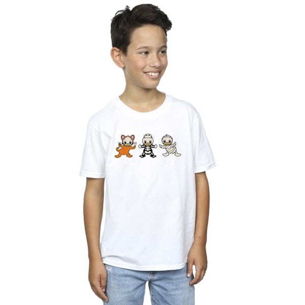 Disney Boys Duck Tales Halloween Costumes T-Shirt 12-13 år W White 12-13 Years