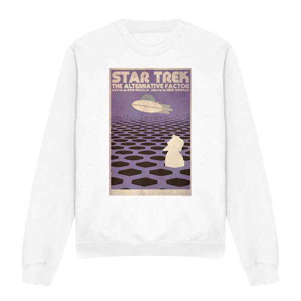 Star Trek Unisex Vuxen The Original Series Avsnitt 27 Sweatshirt White M