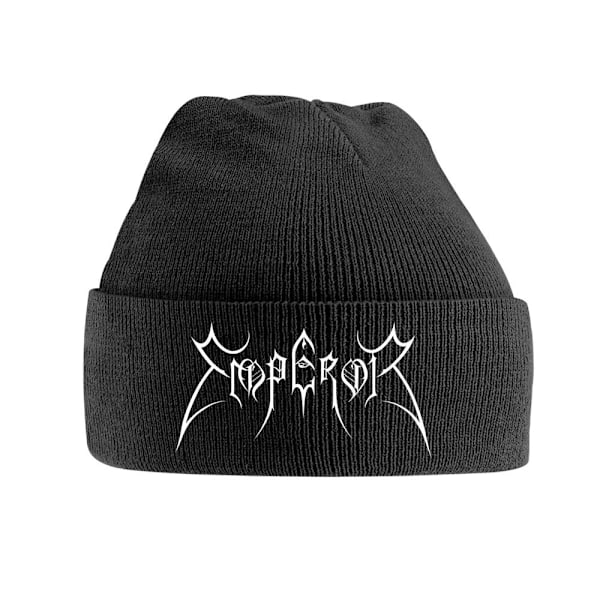 Emperor Logo Stickad Mössa One Size Svart Black One Size