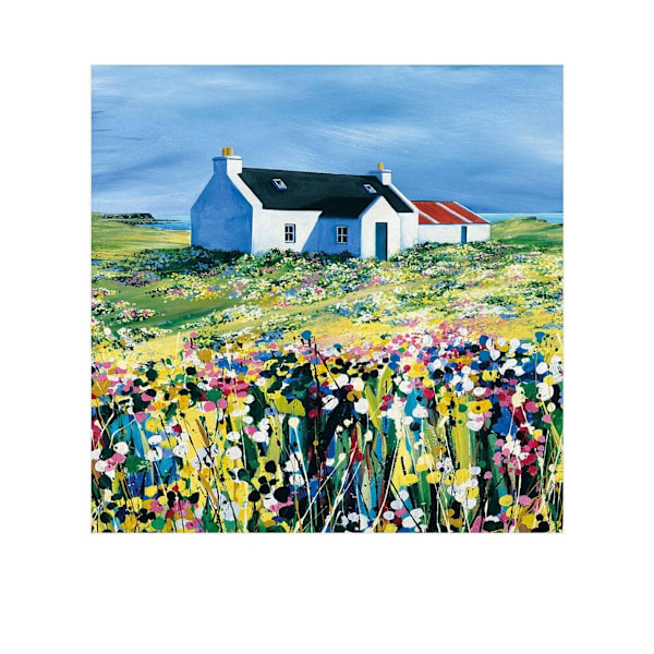 Avril Thomson Smith Fields Poster 40cm x 40cm Multifärgad Multicoloured 40cm x 40cm