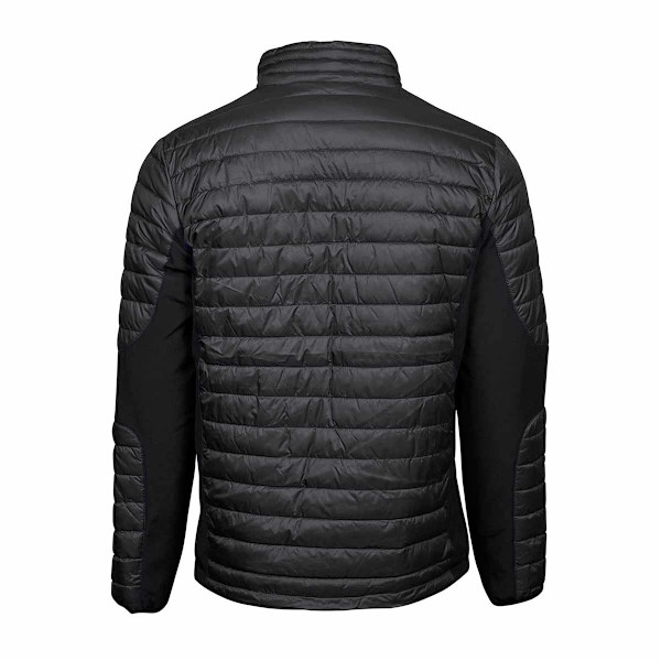 Teejays Herr Vadderad Hel Dragkedja Crossover Jacka 4XL Svart/Svart Black/Black 4XL