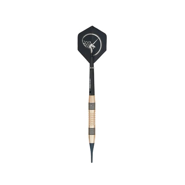 Unicorn Core Plus Brass Darts Set 21g Svart/Guld Black/Gold 21g