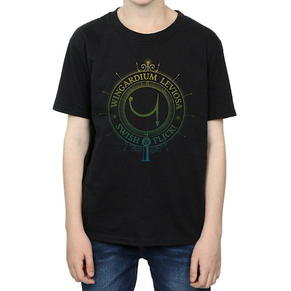 The Boys Boys Wingardium Leviosa Bomull T-shirt 7-8 år Svart Black 7-8 Years