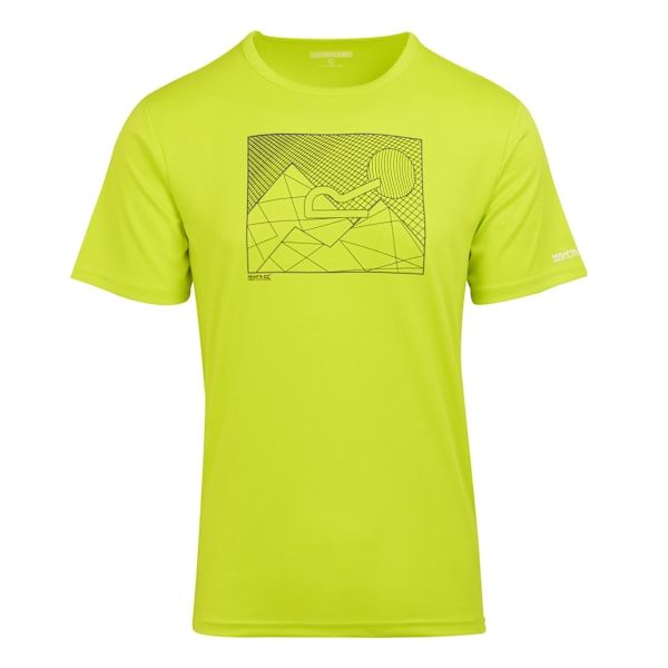 Regatta Fingal VIII Geometrisk T-shirt XL Citron Lime Citron Lime XL