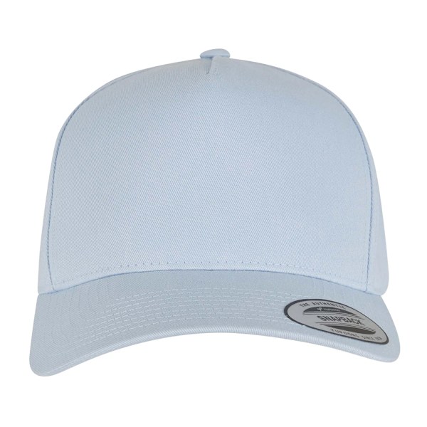 Flexfit 5 Panel Snapback Klassisk Baseballkeps En Storlek Ljusblå Light Blue One Size