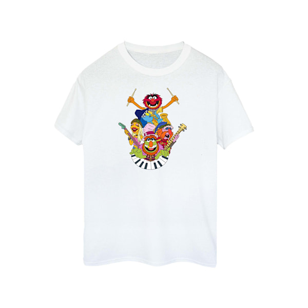 Disney Dam/Kvinnor Mupparna Dr Teeth And The Electric Mayhem White 5XL