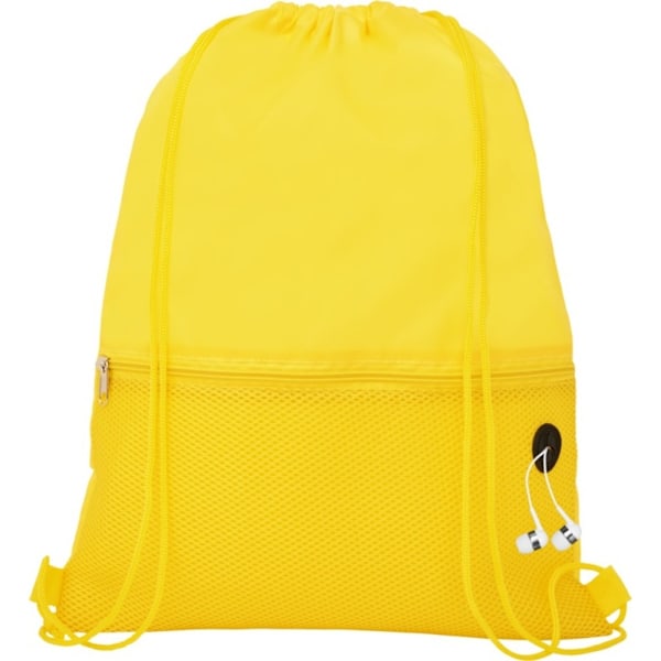 Bullet Oriole Mesh Dragkedja Väska En Storlek Gul Yellow One Size