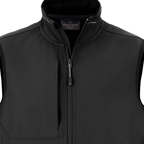 Craghoppers Expert Basecamp Softshell Väst M Svart Black M