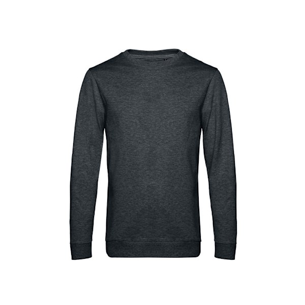 B&C Herr Set In Sweatshirt M Heather Asphalt Heather Asphalt M